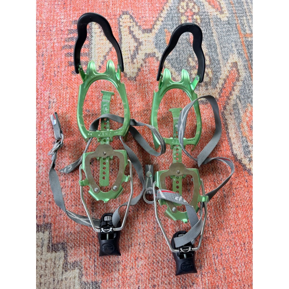 CAMP Crampons XLC470 Adjustable Green  Aluminum Mountaineering